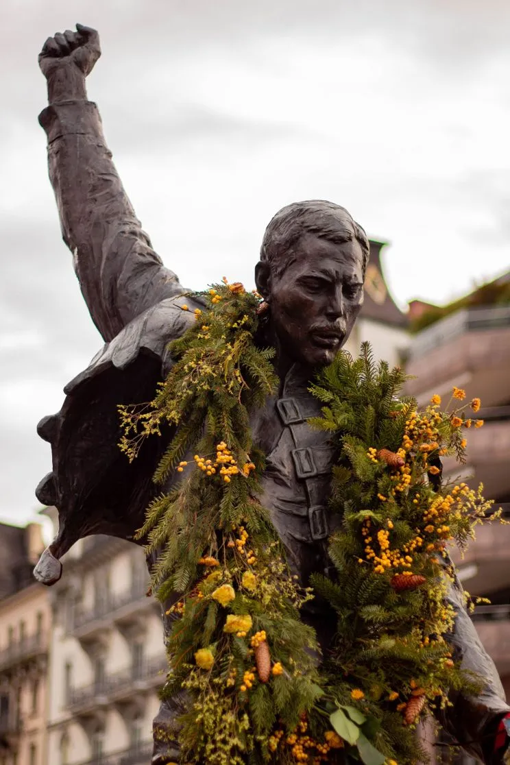 pomnik Freddie Mercury w Szwajcarii