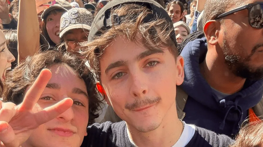 Timothee Chalamet na konkursie sobowtórów Timothee Chalameta