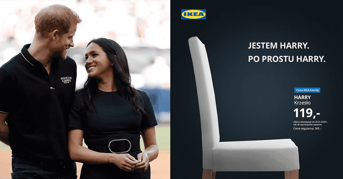 Marki reagują na Megxit. IKEA jak zawsze w punkt