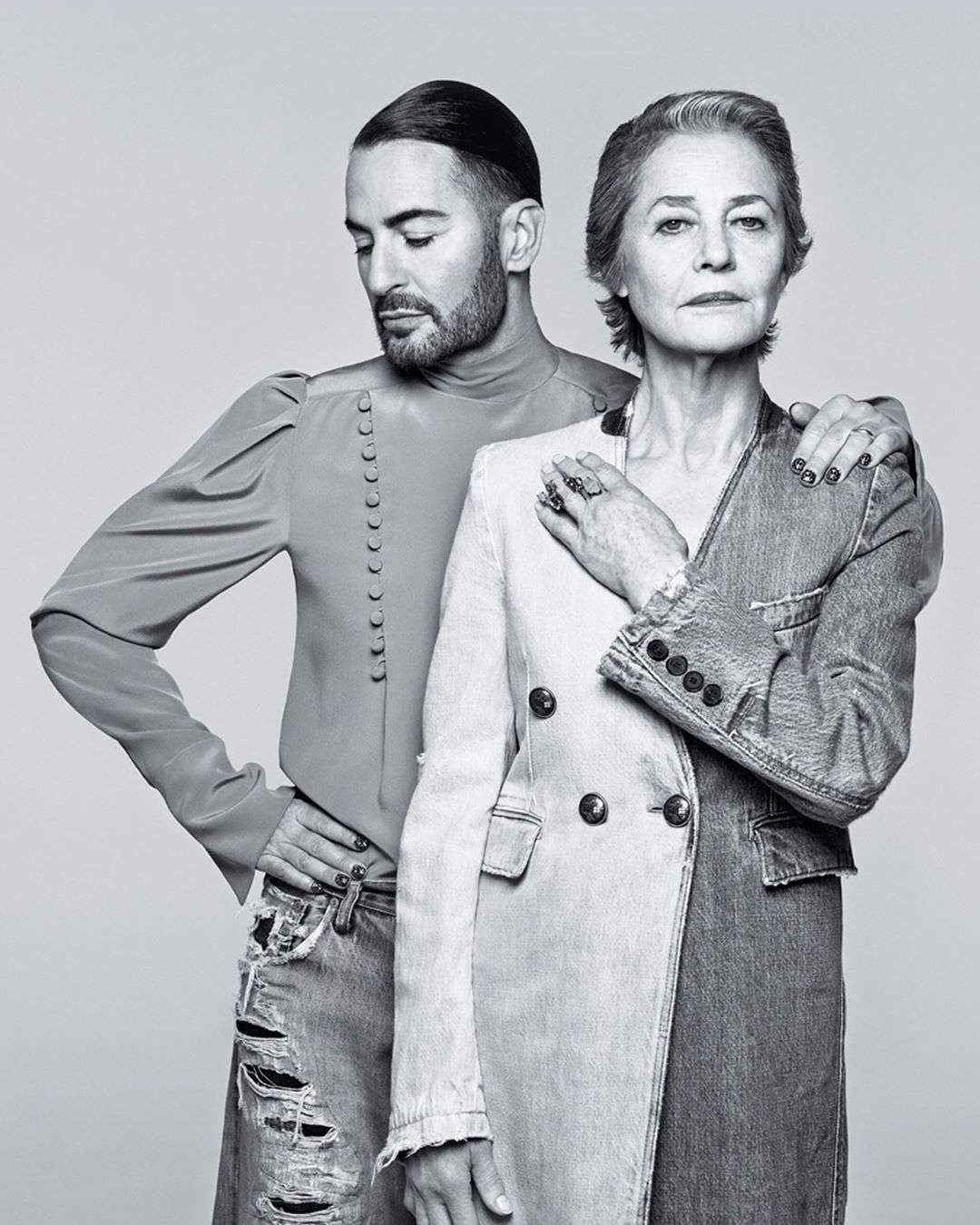 Marc Jacobs dostaje w twarz w nowej kampanii Givenchy 2020 z Charlotte Rampling