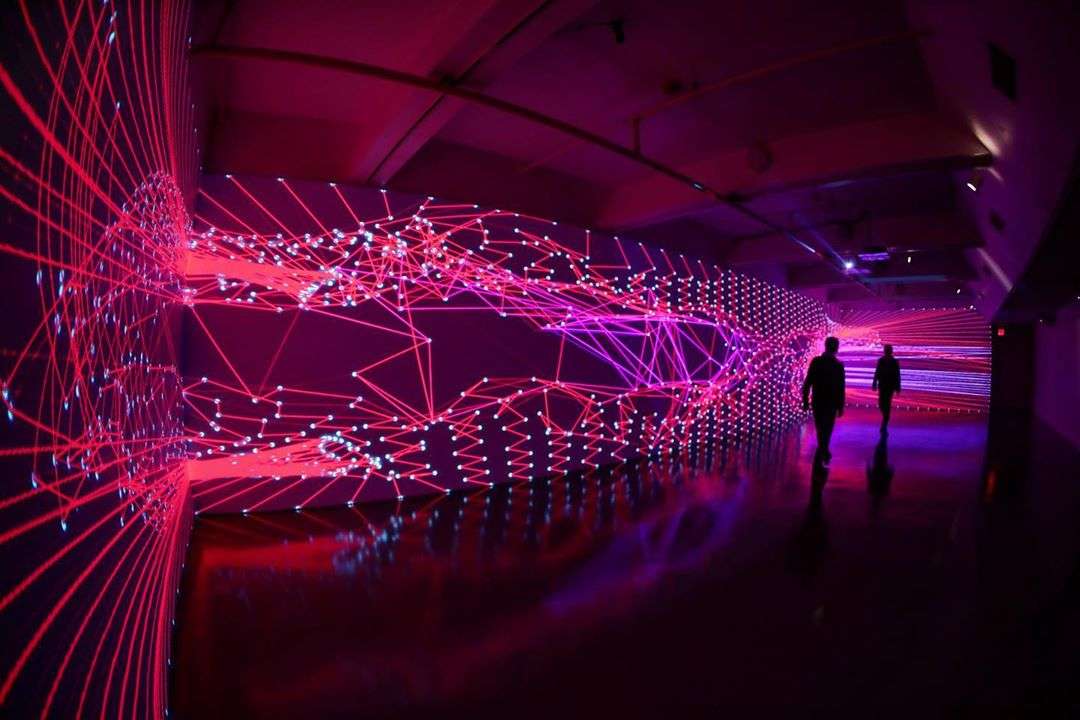 Miguel Chevalier przekształca muzykę w zjawiskowe obrazy graficzne