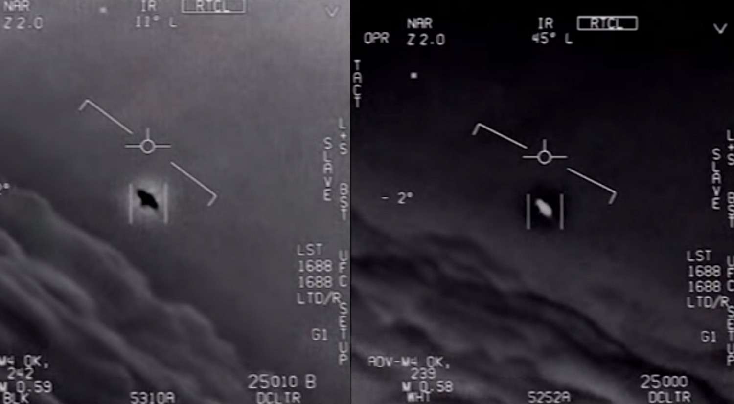 Pentagon opublikował trzy nagrania, na których widać UFO