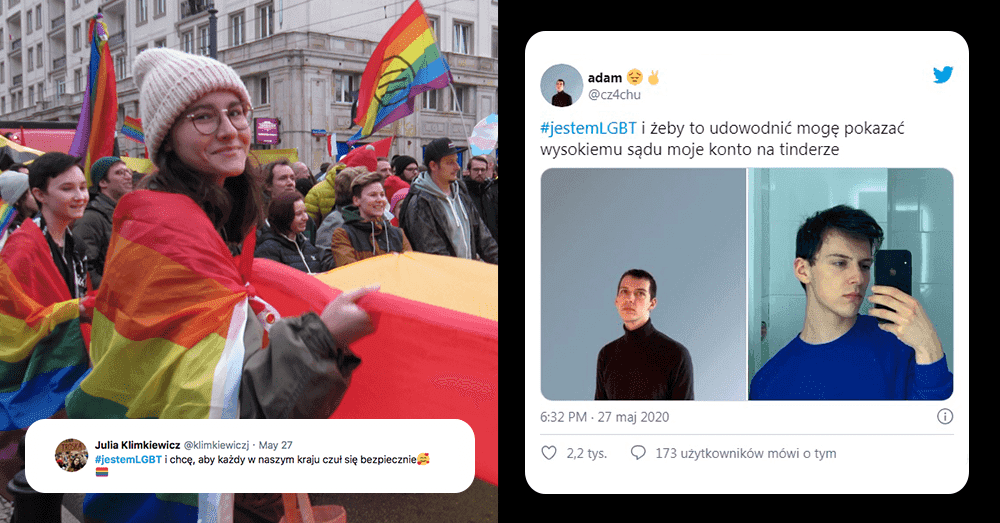 #JestemLGBT ponownie podbija Twittera. To odpowiedź na umorzoną sprawę Godek