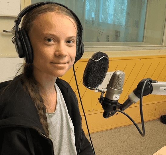 Greta Thunberg nagrała własną audycją radiową