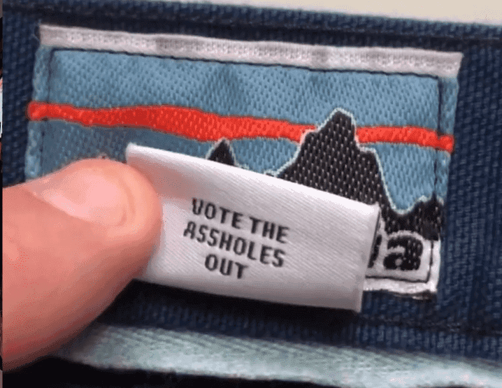 Polityczny manifest na metce Patagonii