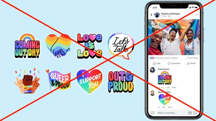 Polska obok Białorusi czy Iranu na liście krajów bez tęczowych naklejek LGBTQ+ na Facebooku