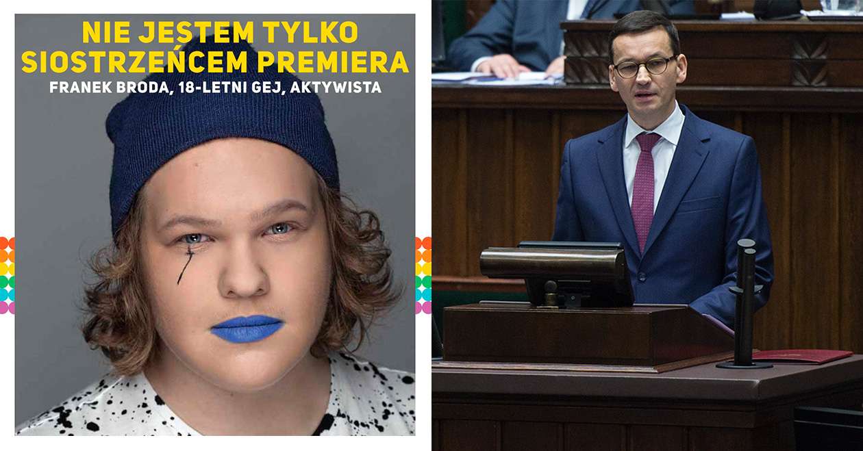 Siostrzeniec Morawieckiego na okładce magazynu LGBT+. „Jest mi przykro, że ma takie poglądy"