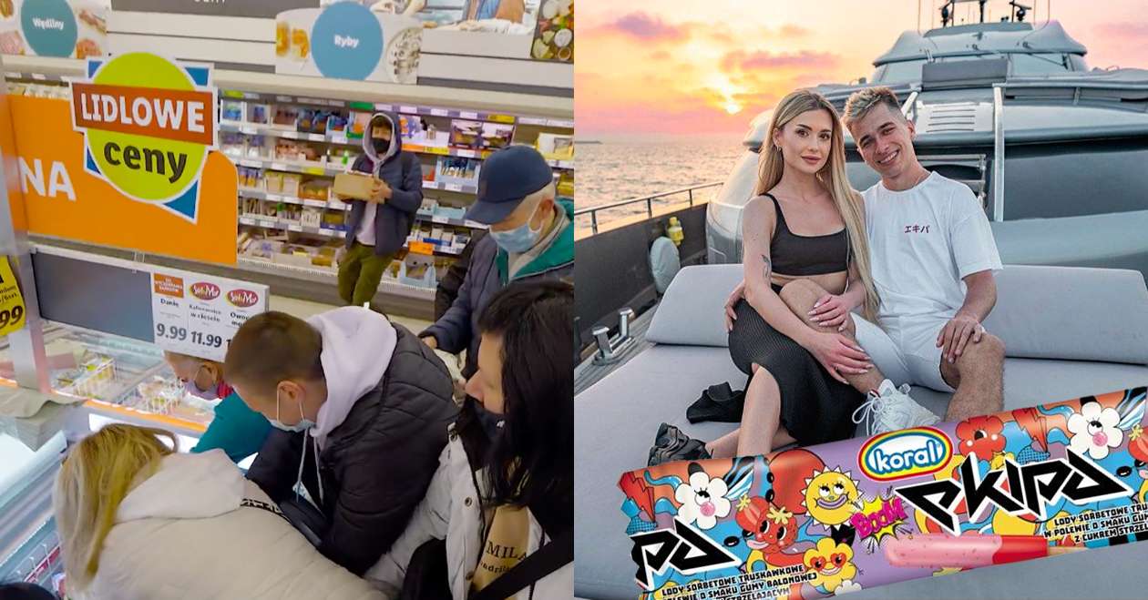 Poranny szturm na Lidl. Tak walczyli o lody najpopularniejszych youtuberów w Polsce