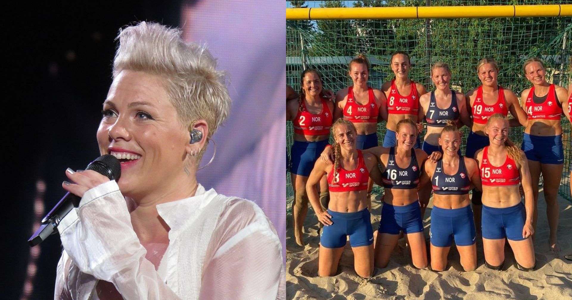 P!nk chce zapłacić grzywnę piłkarek ręcznych ukaranych za noszenie nieseksualizujących je strojów