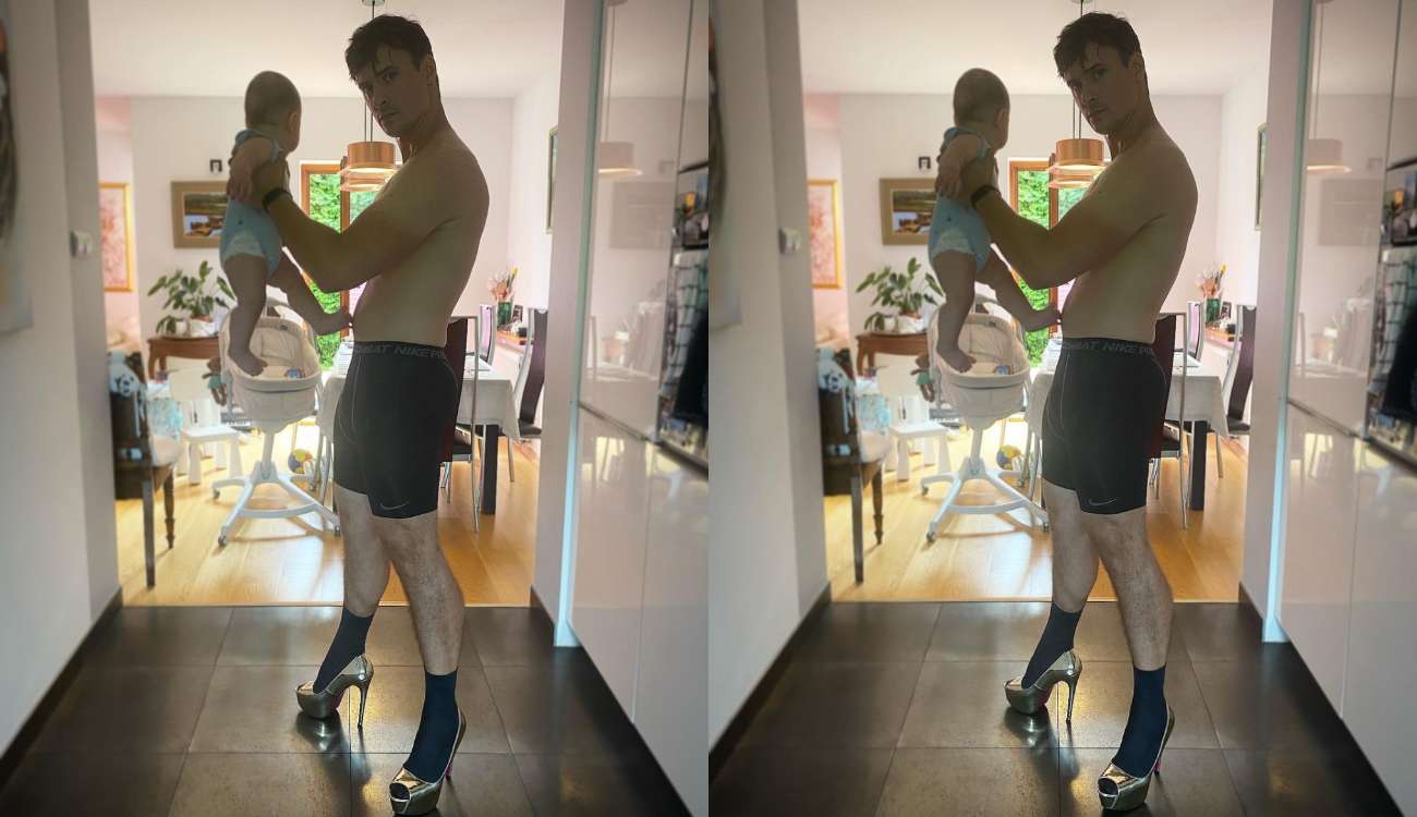 Elektryzujący Mateusz Damięcki jako drag queen w klipie duetu SARAPATA