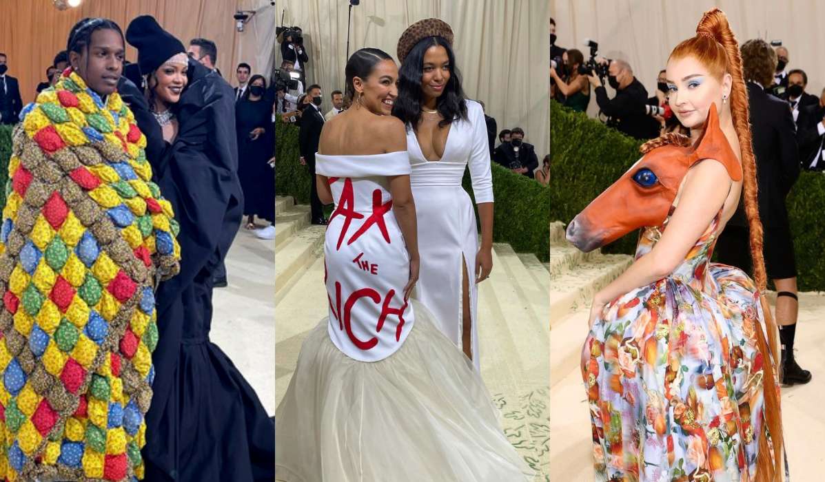 10 najciekawszych kreacji z MET Gali 2021. Dziki zachód, Dementorzy i przekaz polityczny