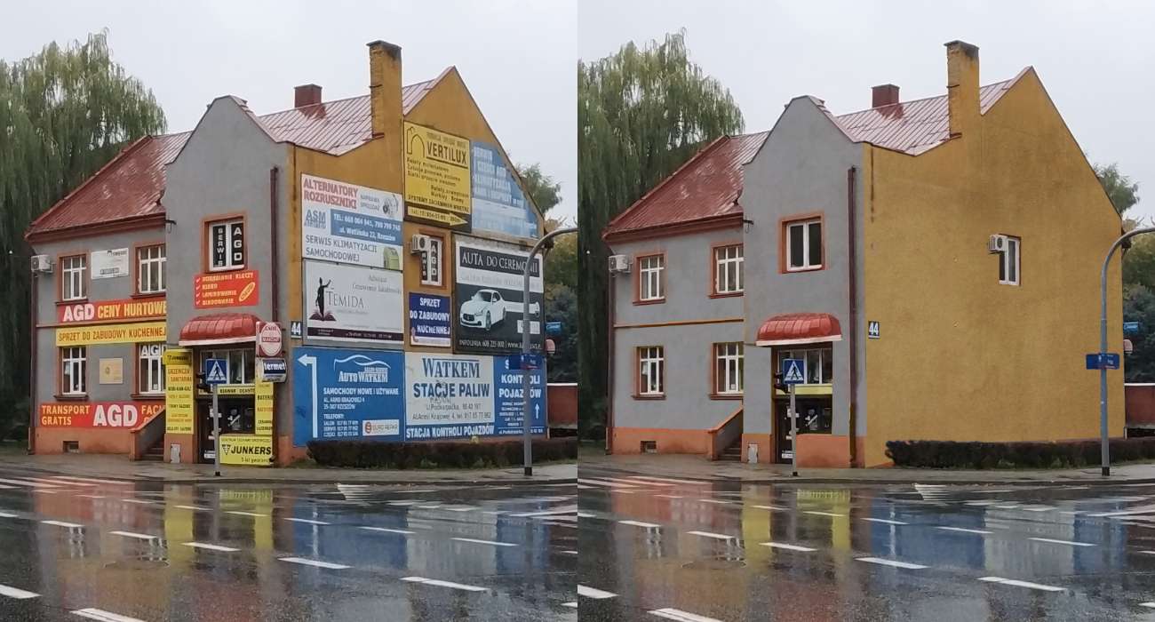 Twórcy inicjatywy „Rzeszowski Adblock" pokazują, jak miasto wyglądałoby bez tysiąca reklam