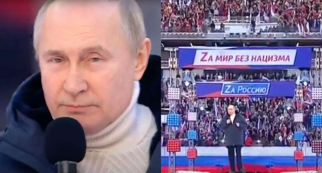 Putin w kurtce za 12 tys. euro podczas propagandowej imprezy. Jest odpowiedź włoskiej marki