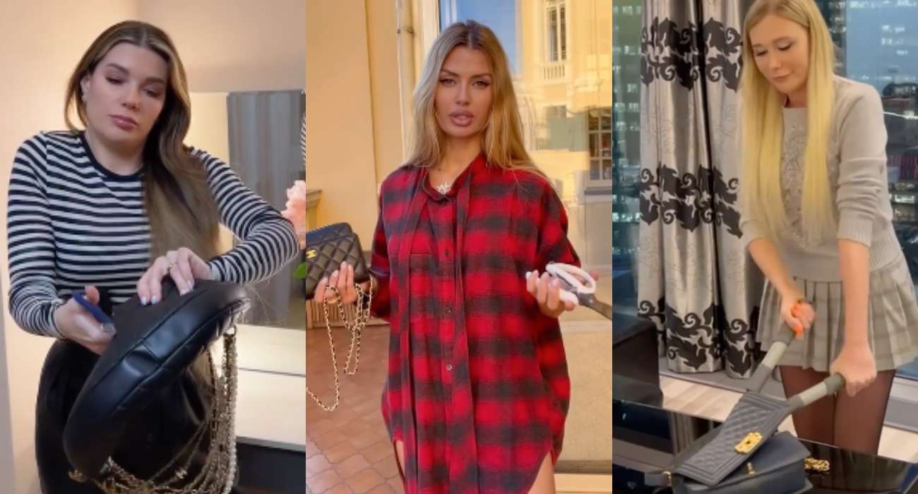 Wkurzone rosyjskie influencerki tną torebki Chanel. To odpowiedź na decyzję marki