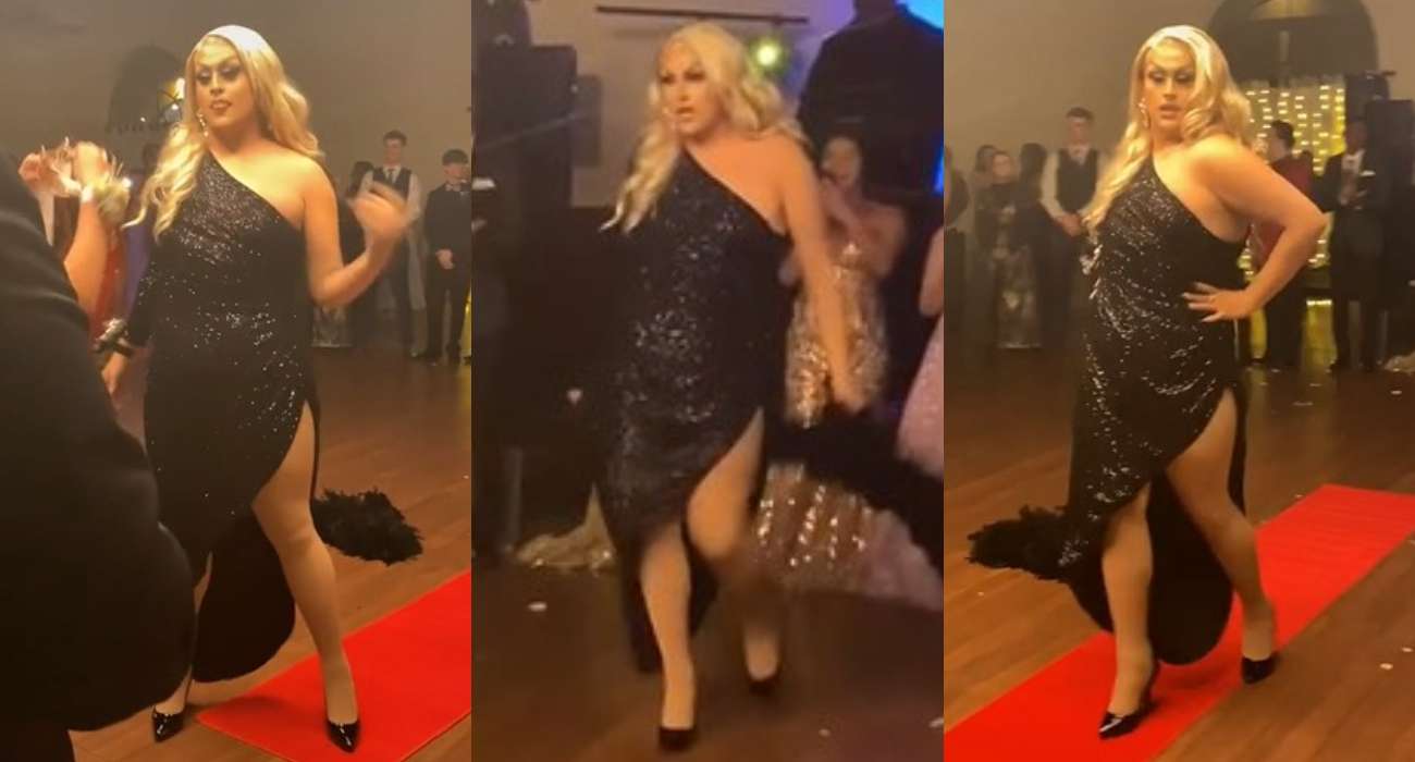 „Zaniemówili". Cristian został królem balu i wystąpił jako drag queen