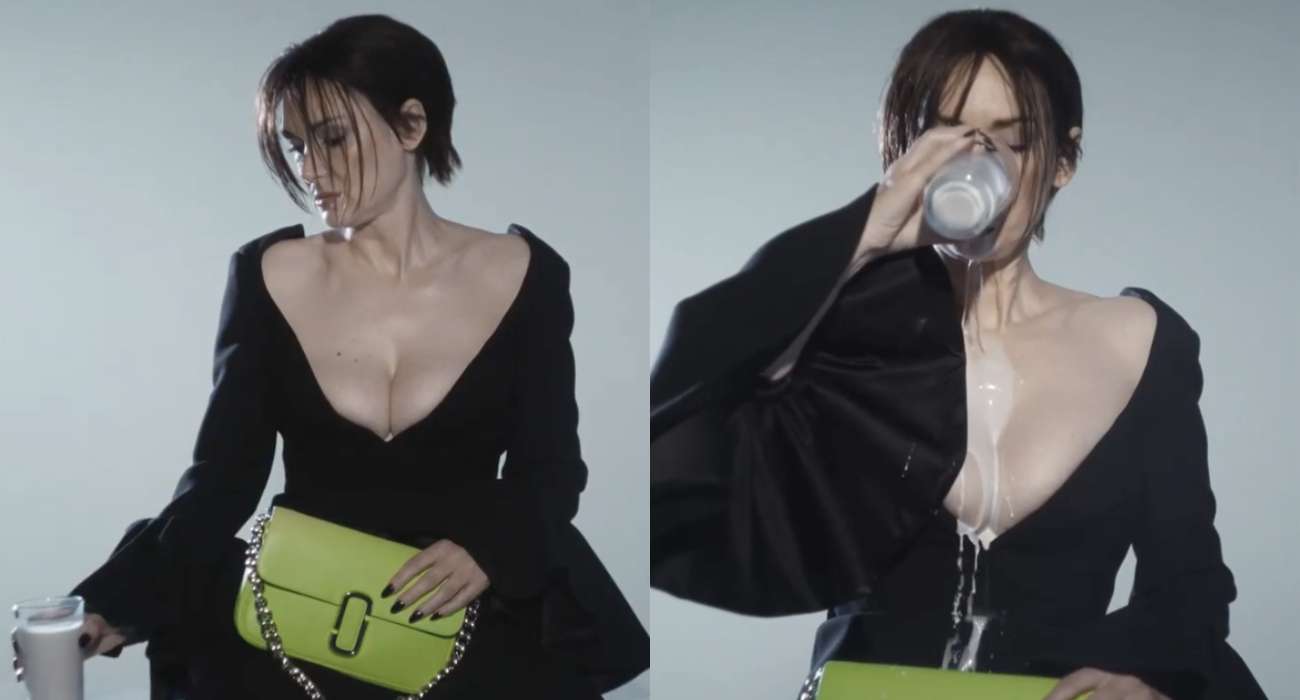 Winona Ryder seksownie pije mleko w filmiku promującym kampanię Marca Jacobsa