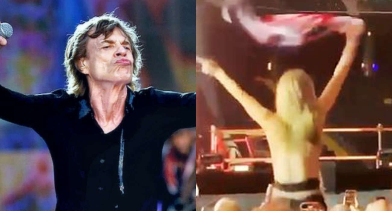 Pokazała piersi podczas koncertu The Rolling Stones i dostała konkretną odpowiedź od Micka Jaggera [wideo]