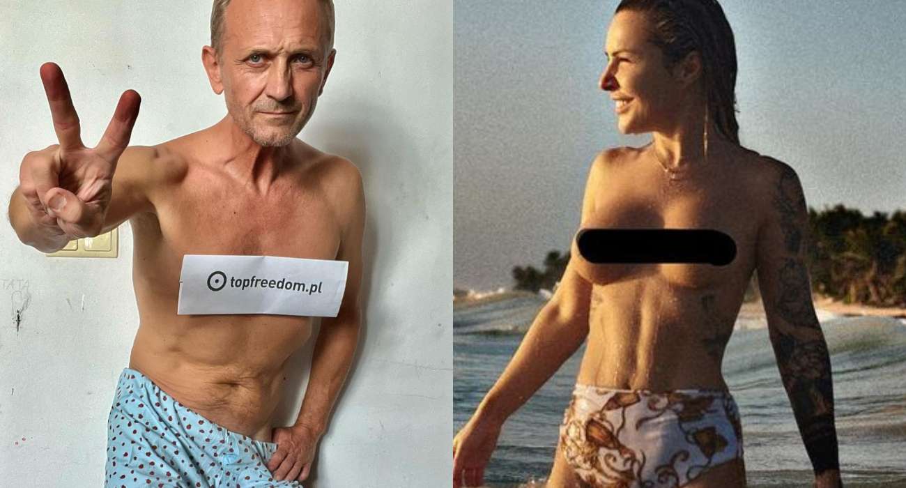 Ostaszewska, Lipińska, Chyra i inni walczą o równe prawo do pokazywania klatki piersiowej