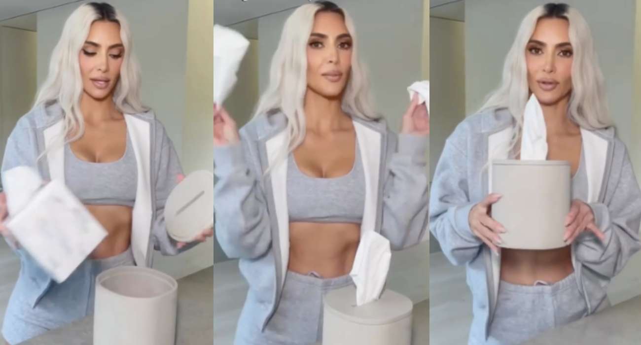 Kim Kardashian pokazuje, jak schować chusteczki do pudełka. Viralowe wideo hitem sieci