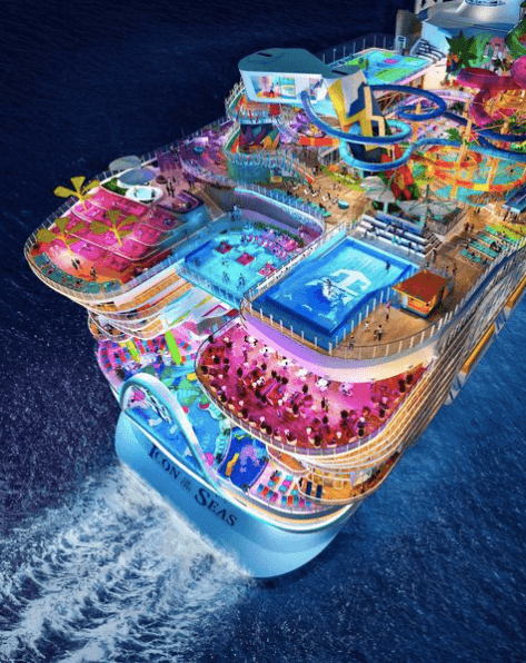 Icon of the Seas – największy wycieczkowiec świata zwodowany. Głowa pęka od luksusu