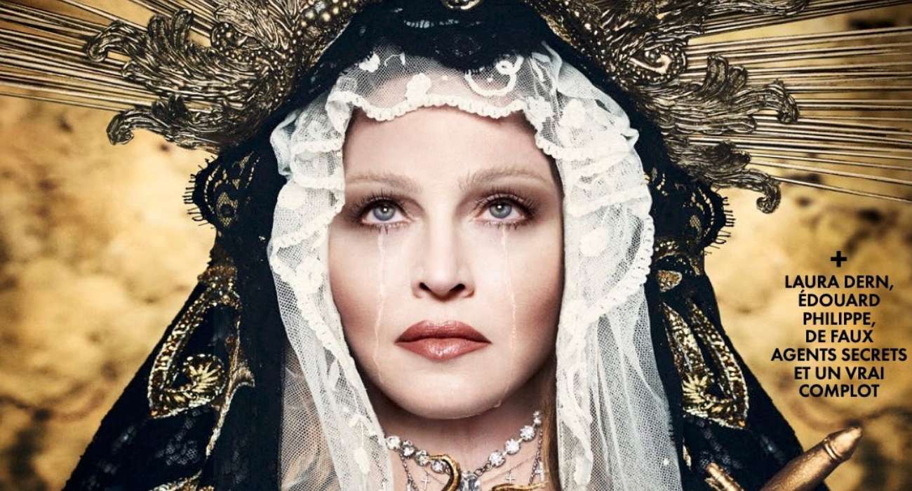 Madonna jako Maryja w projekcie Polki na okładce magazynu „Vanity Fair”