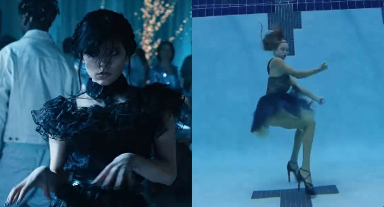 Znana pływaczka wykonała taniec Wednesday pod wodą. To hit w sieci