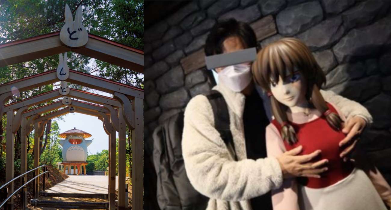 Nowy park rozrywki Studio Ghibli – zwiedzający obmacują rzeźby