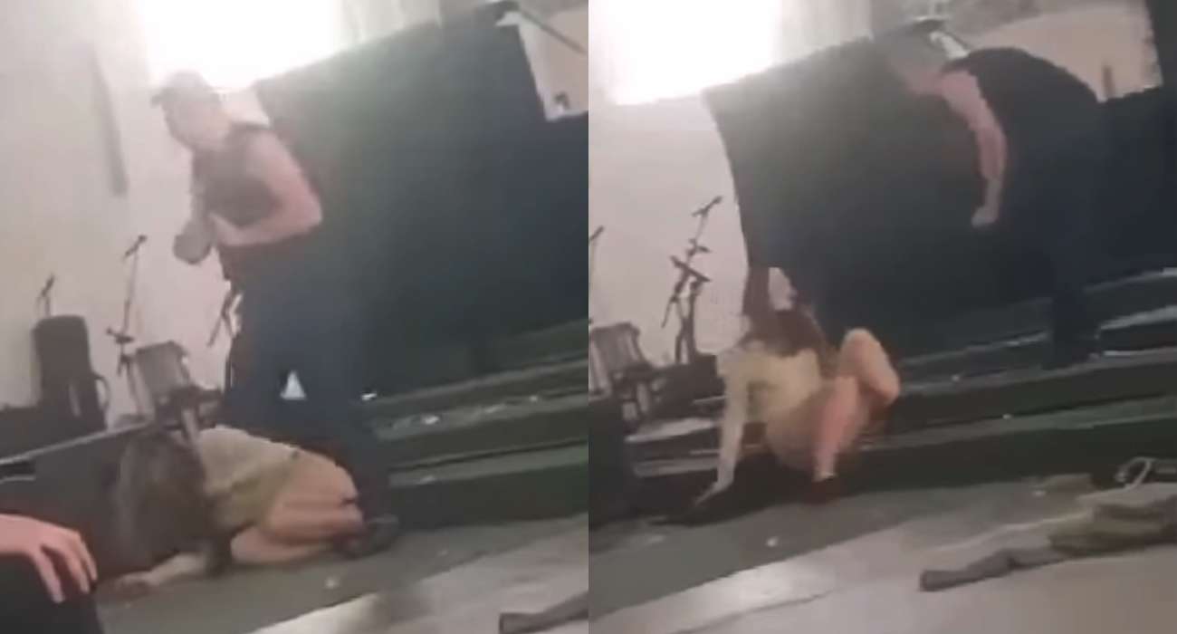 Znęcanie się nad półnagą kobietą i wyzwiska. Tak wyglądały rekolekcje w Toruniu