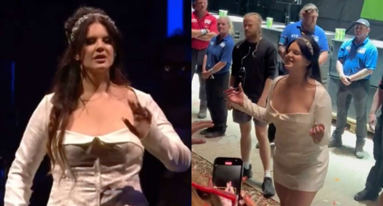 Chaotyczny występ Lany Del Rey. Odcięli jej prąd i została wyprowadzona ze sceny