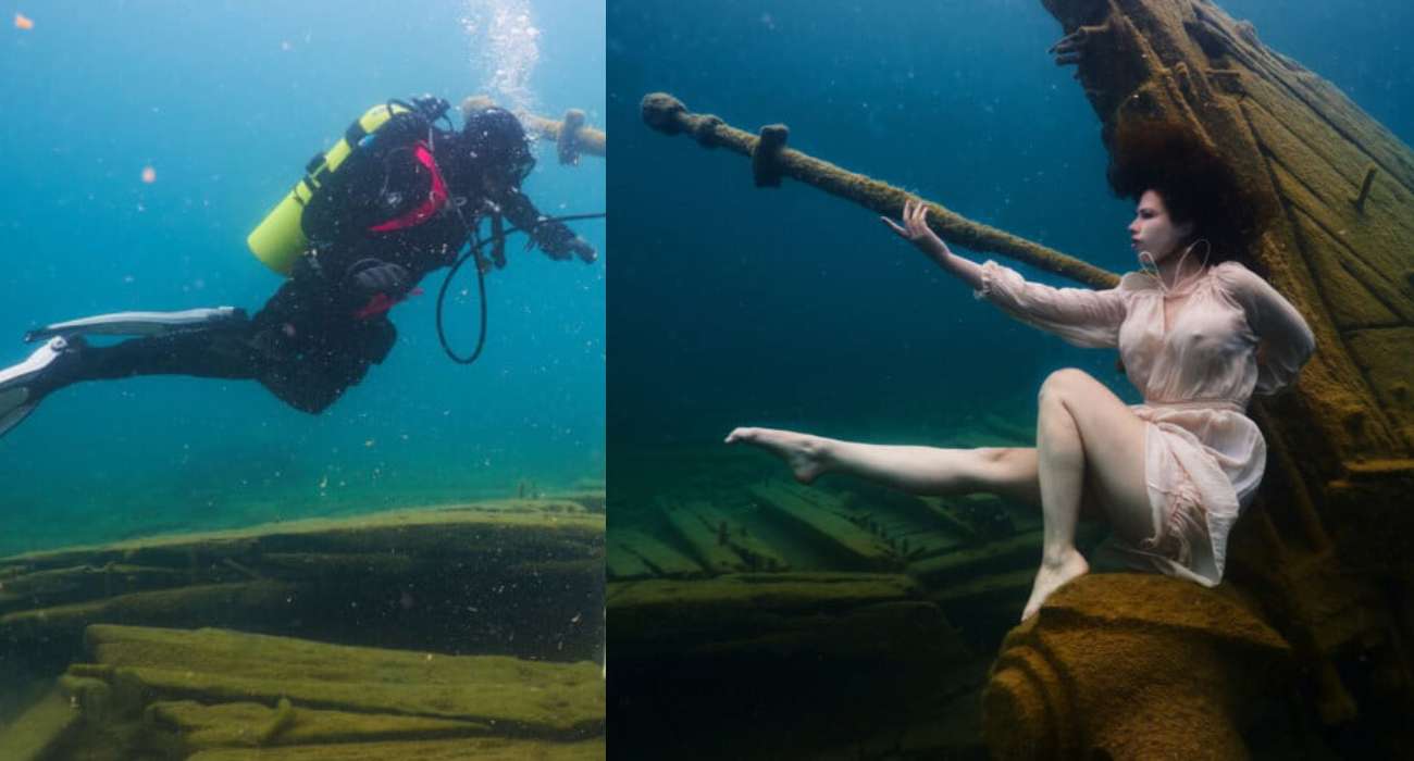 Najgłębsza podwodna sesja zdjęciowa