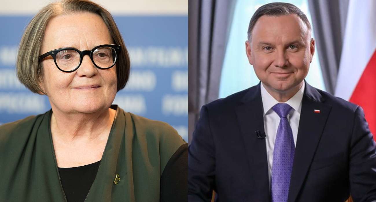 „Tylko świnie siedzą w kinach”. Holland odpowiada prezydentowi Dudzie