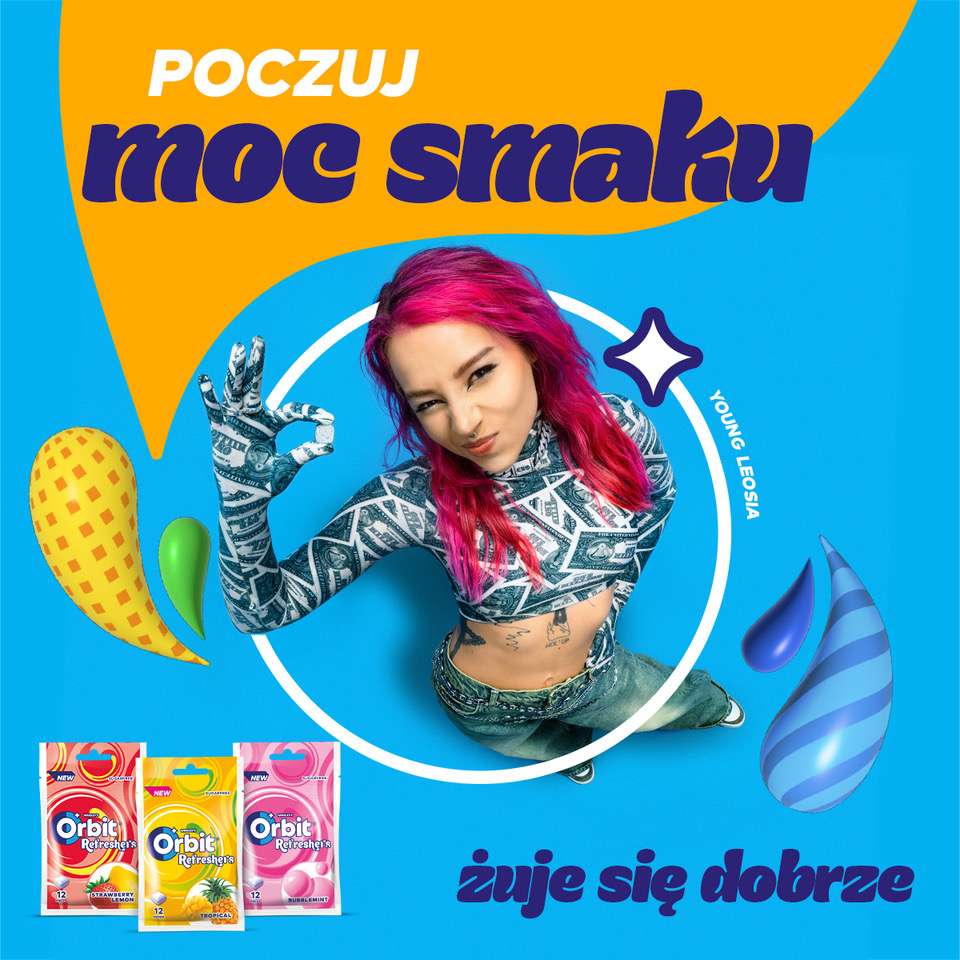 Weź udział w muzycznej loterii Orbit® Refreshers i zaszalej na koncercie Young Leosi!