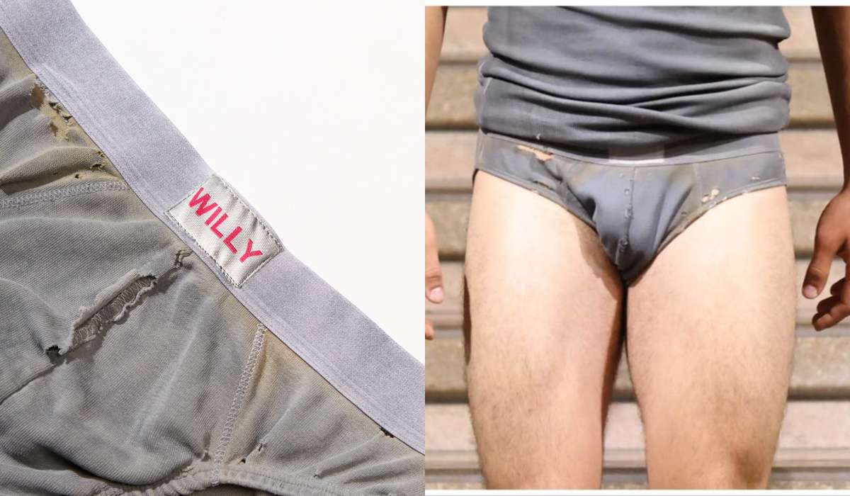 Brudna bielizna za kilkaset dolarów od znanego projektanta