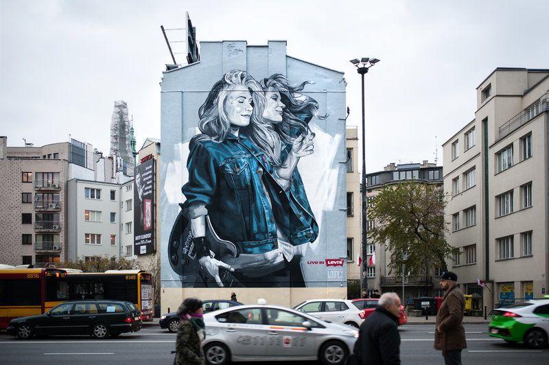 Marka Levi's z grafficiarzami zamieniają stolicę w artystyczny plac zabaw