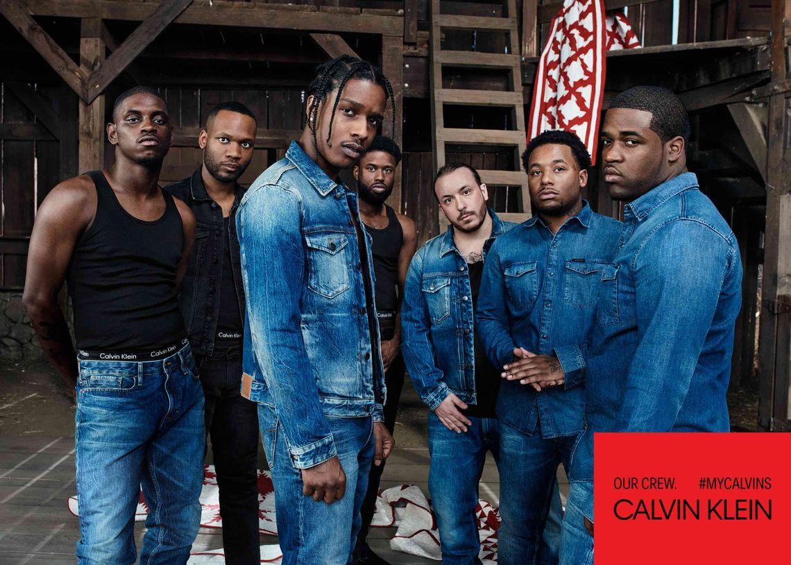 Jeansy i bieliznę Calvin Klein reklamują raperzy z legendarnego kolektywu A$AP Mob. Wyglądają super