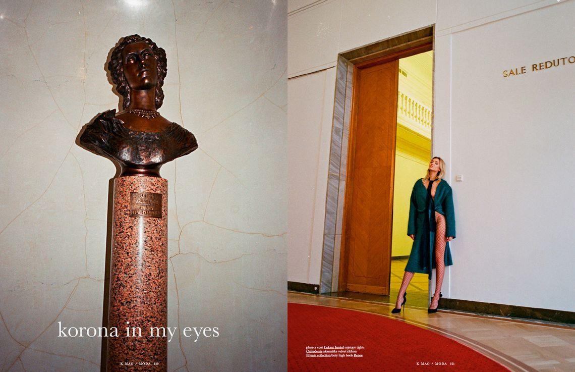 Królewska, modowa, nieco perwersyjna... To pierwsza modowa sesja Mikołaja Komara po 5-letniej przerwie