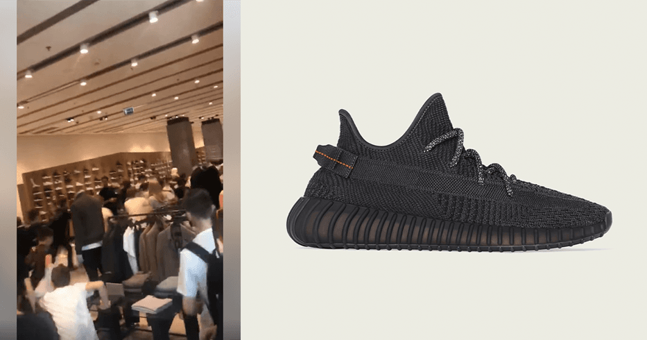 Wielka batalia o buty Yeezy w Vitkacu. Nacierających chętnych było tak dużo, że anulowano otwartą sprzedaż [wideo]