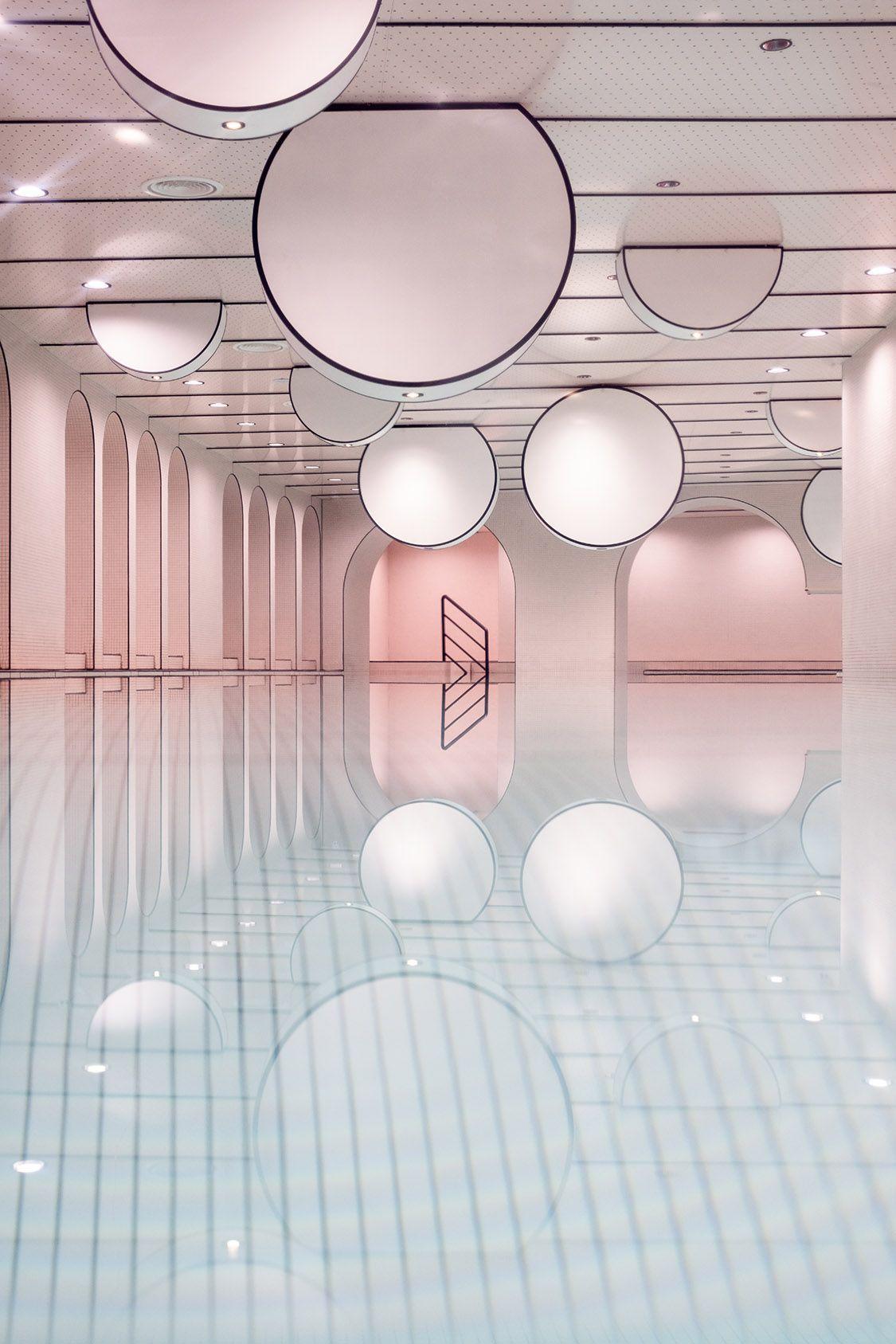 Baśniowa pływalnia niczym z "Alicji w Krainie Czarów" zachwyca pastelową kolorystyką i osobliwym wystrojem wnętrz