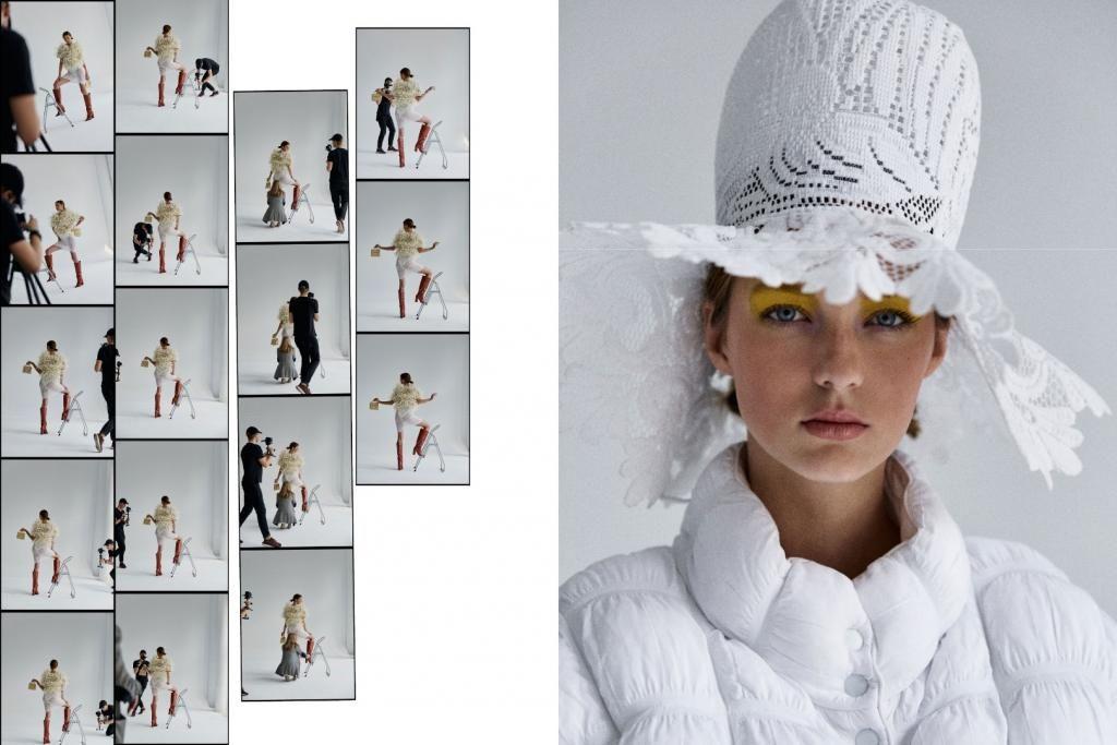 Edytorial modowy opowiadający o powstawaniu edytorialu modowego na zdjęciach Weroniki Szustak