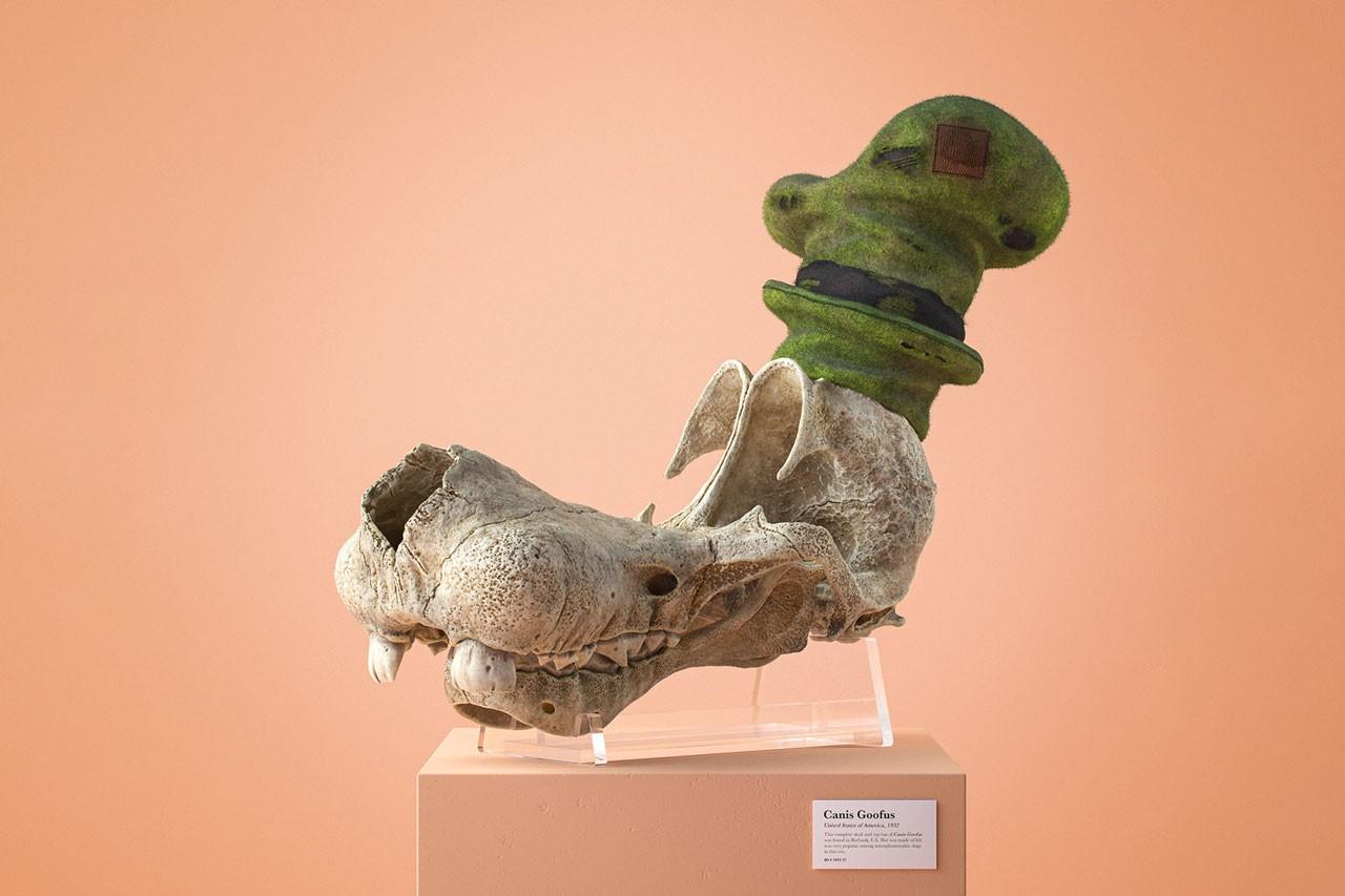 Skamieniałe czaszki Goofy’ego, Sknerusa czy SpongeBoba. Niecodzienny projekt czeskiego artysty