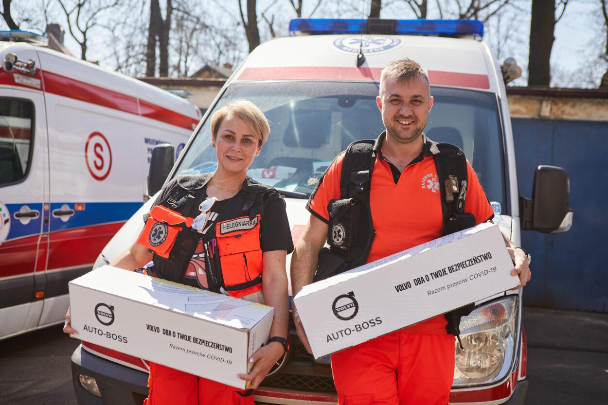 Dealerzy Volvo pomagają w walce z koronawirusem