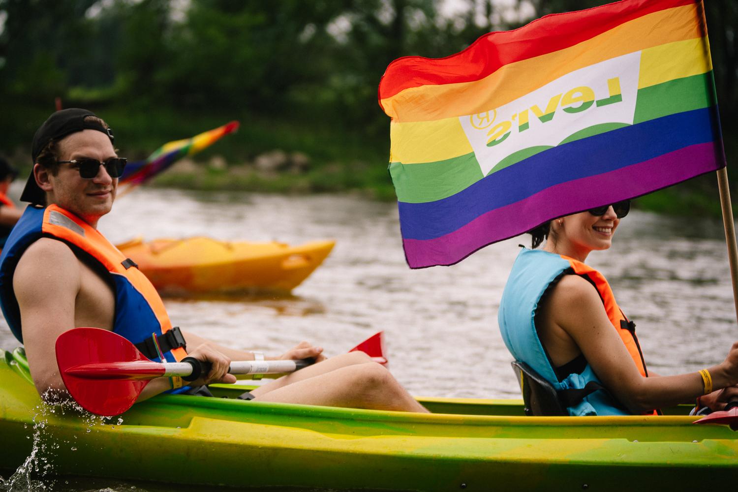 Zamiast Parady Levi's zorganizował Spływ Równości