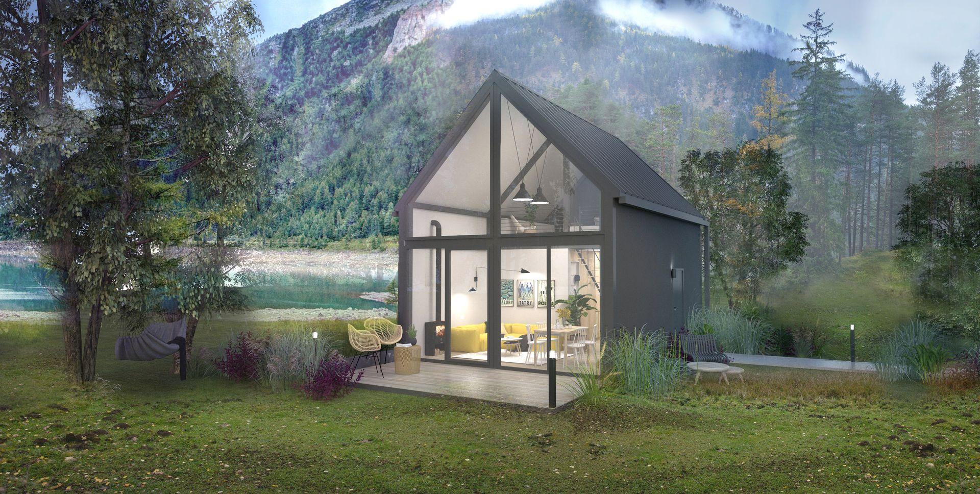 Dom modułowy, który nie wymaga pozwolenia na budowę. Może być sezonowy lub całoroczny