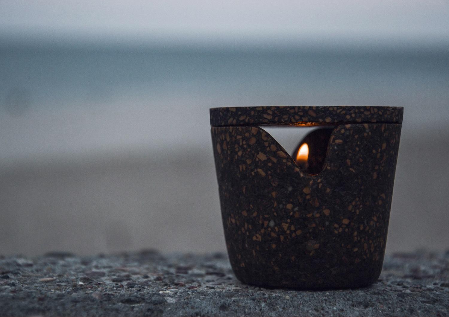 Polka stworzyła ekologiczny znicz z odpadów żywieniowych, który jest w pełni biodegradowalny