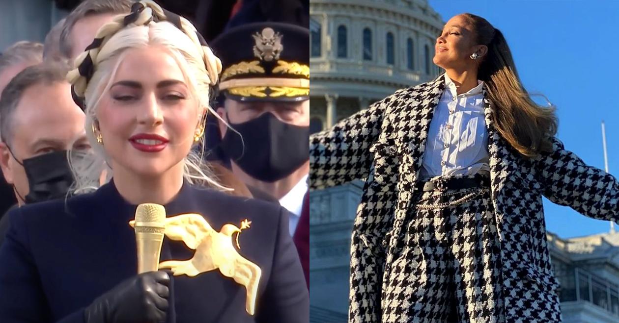 Zaprzysiężenie Bidena. Lady Gaga niczym Katniss Everdeen i J.Lo śpiewająca „Let's Get Loud"