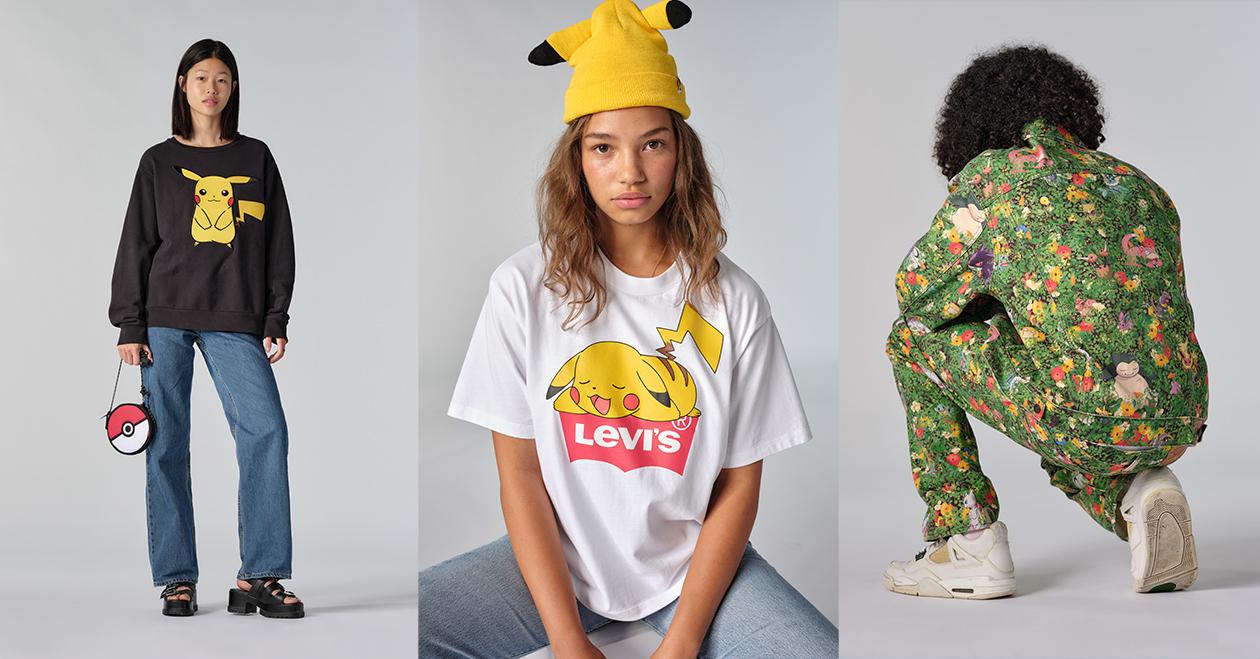Levi's prezentuje kolorową kolekcję z okazji 25. urodzin Pokémonów