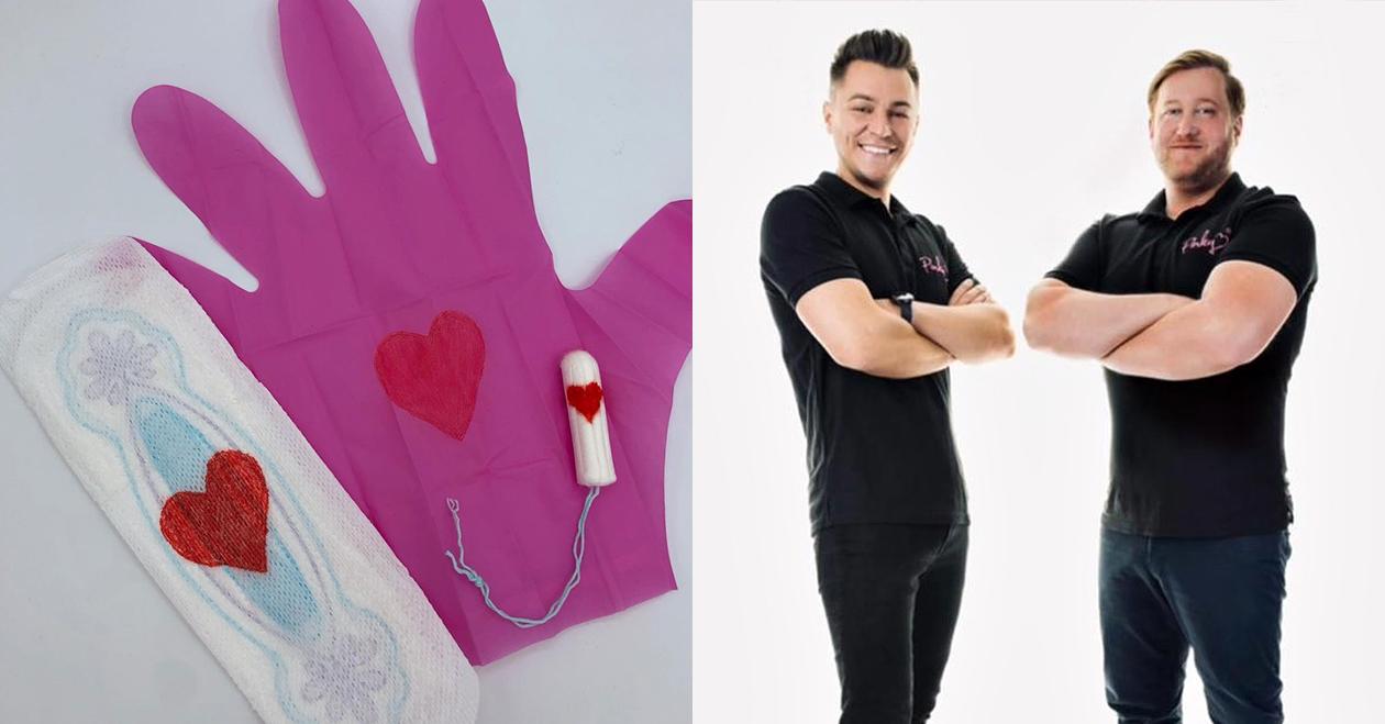 Burza wokół mężczyzn, którzy stworzyli „okresowe" rękawiczki do zmieniania podpasek i tamponów