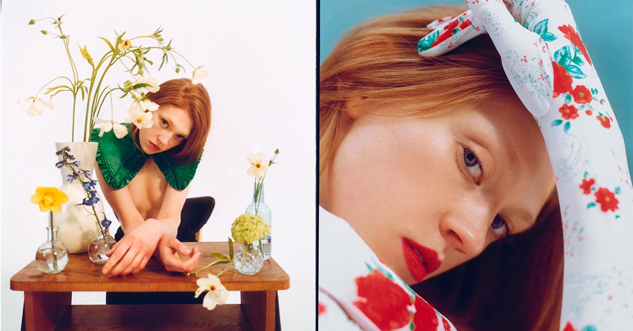 Dziewczyna i kwiaty. Sesja Karola Gustawa Małeckiego to idealne obrazy na tęskną wiosnę