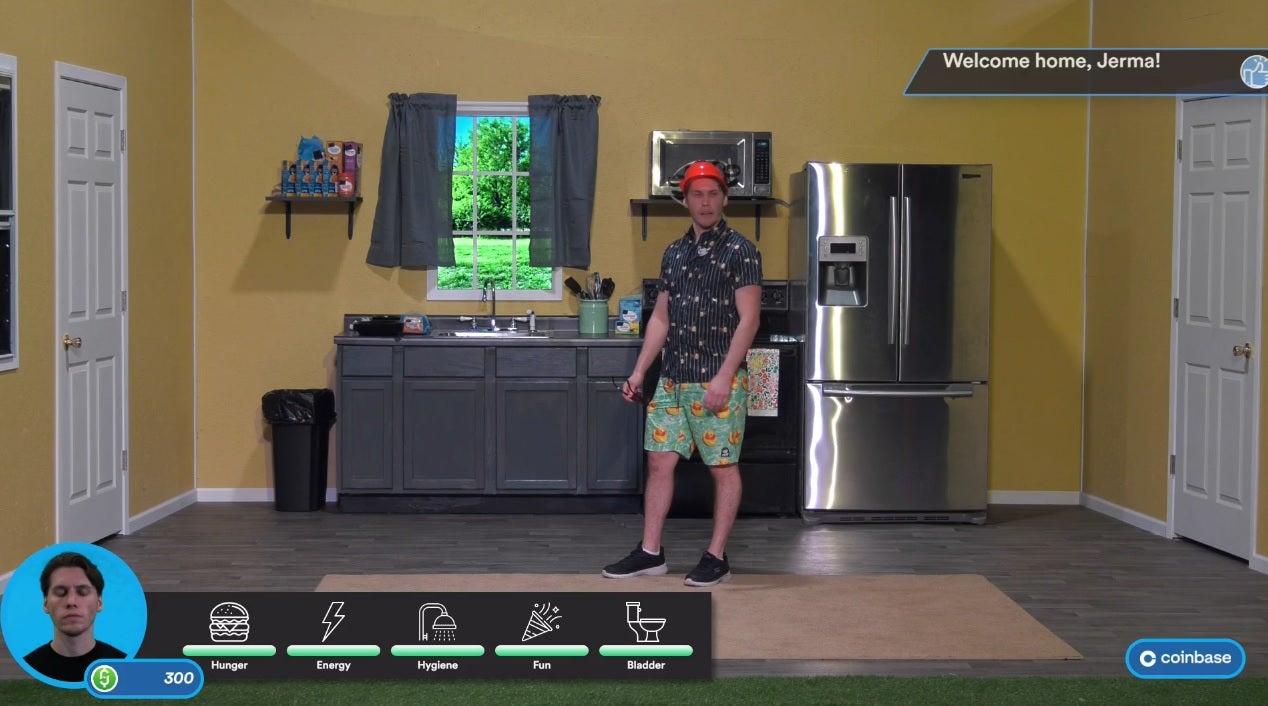 Życie jak w The Sims. Streamer został Simem i pozwolił, aby sterowali nim widzowie