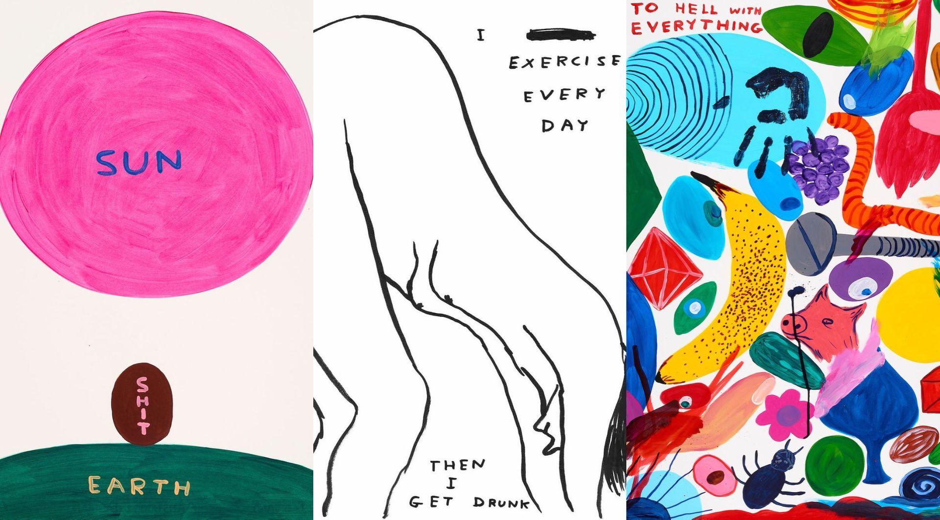 Filozof czy ilustrator? David Shrigley w satyryczny sposób opowiada o człowieczeństwie